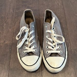 Grey converse sneakers